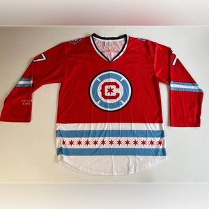 Chicago Fire FC MLS Hockey Jersey